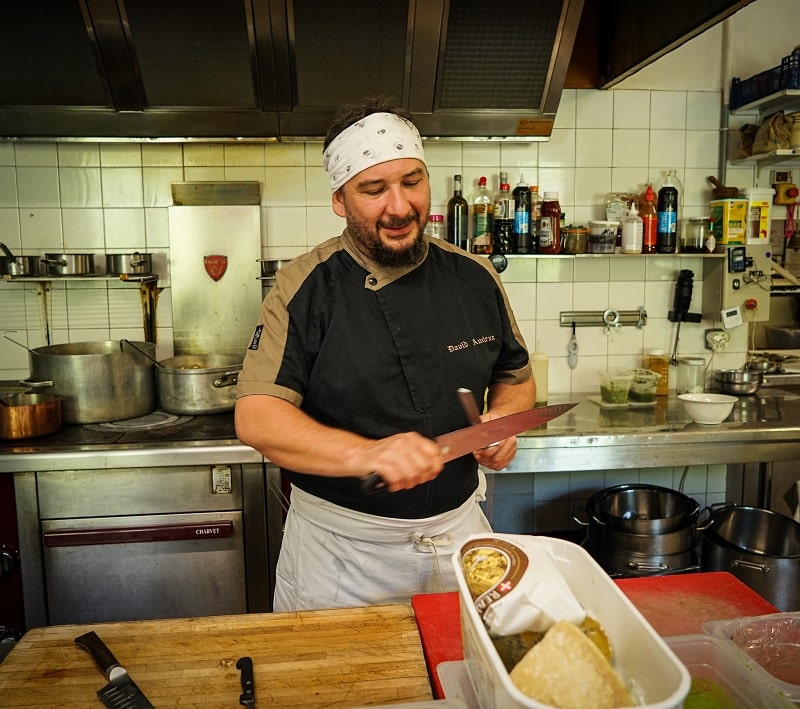 David Amieux Chef cuistot hôtel le Faranchin